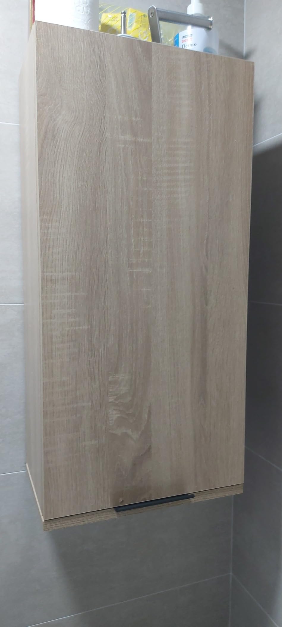 vidaXL Wand-Badschrank Artisan-Eiche 32x20x67 cm mit Tür
