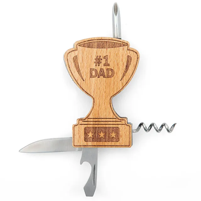 Kikkerland #1 Dad Trophy Multitool für Papa