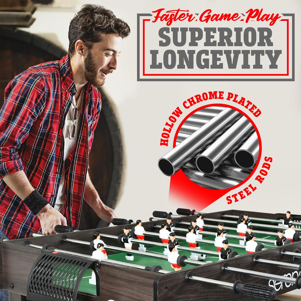 Serenelife Game Tables SLFSBLT47 Tischkicker 122 cm