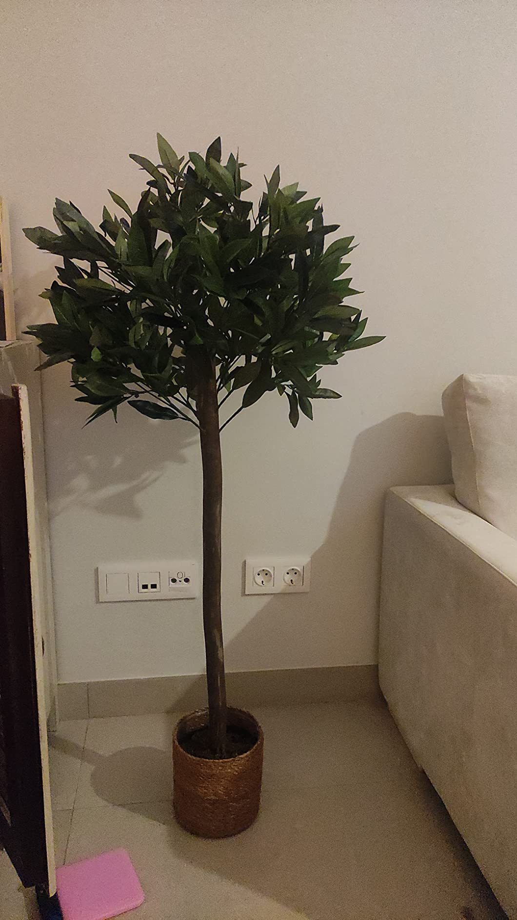 vidaXL Lorbeerbaum Künstlich 120 cm mit Topf 546 Blätter