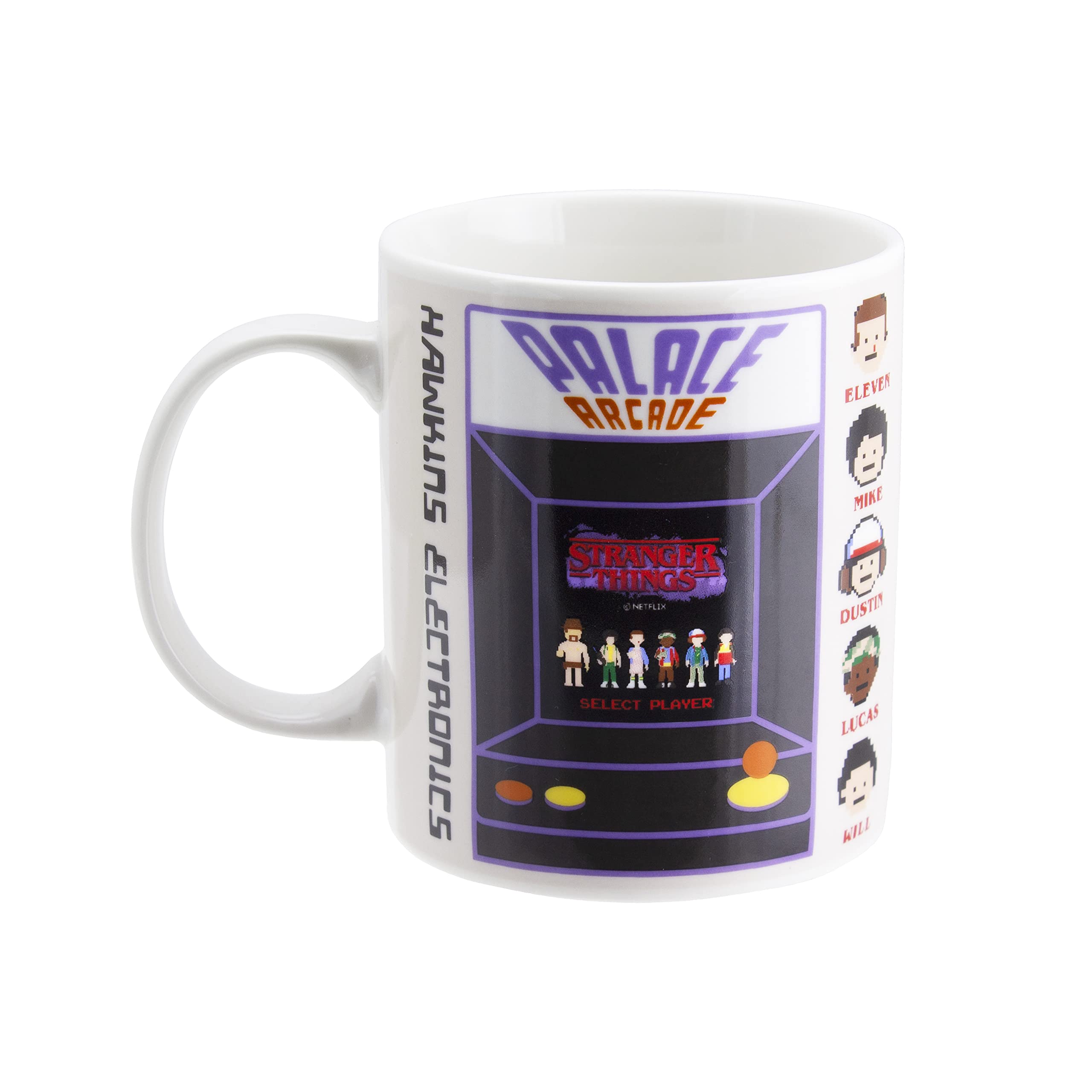 Paladone Stranger Things Geschenkset Tasse 300 ml + Socken weiß