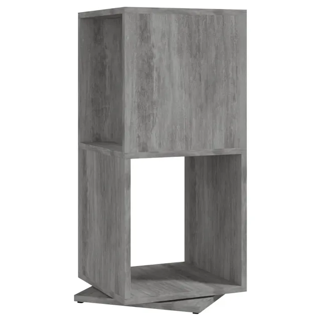 vidaXL Drehregal Betongrau 34,5x34,5x75,5 cm Standregal 360°