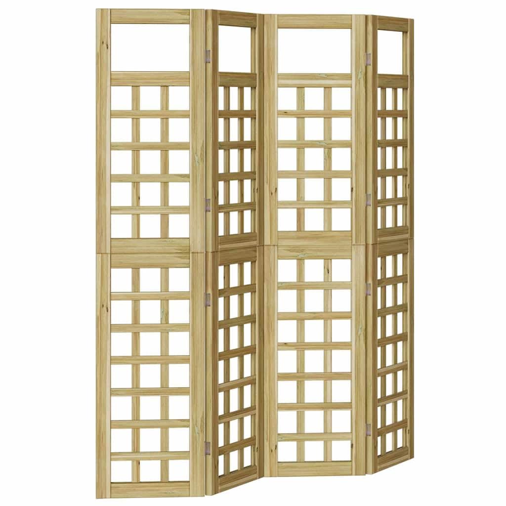 vidaXL Heim & Garten Sichtschutz 160x180 Honigbraun Kiefer