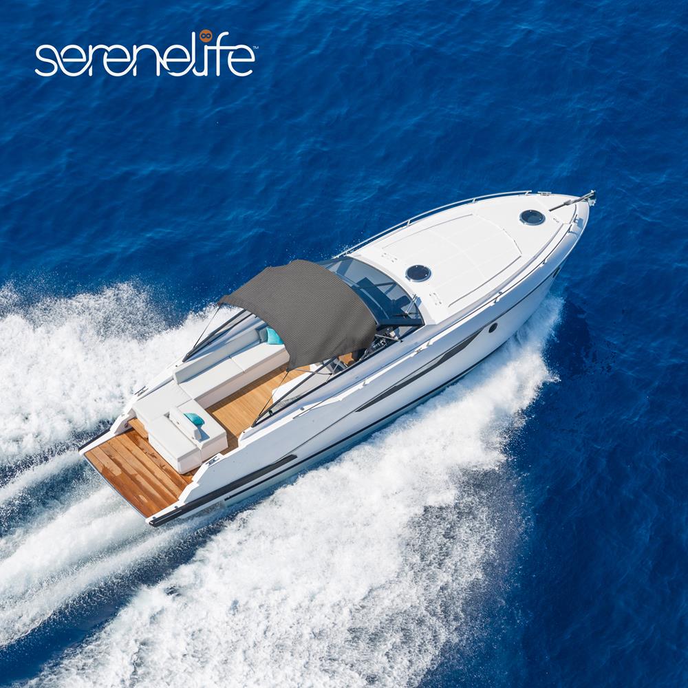 Serenelife Bimini Top Boot grau 244 cm Sonnendach 600D