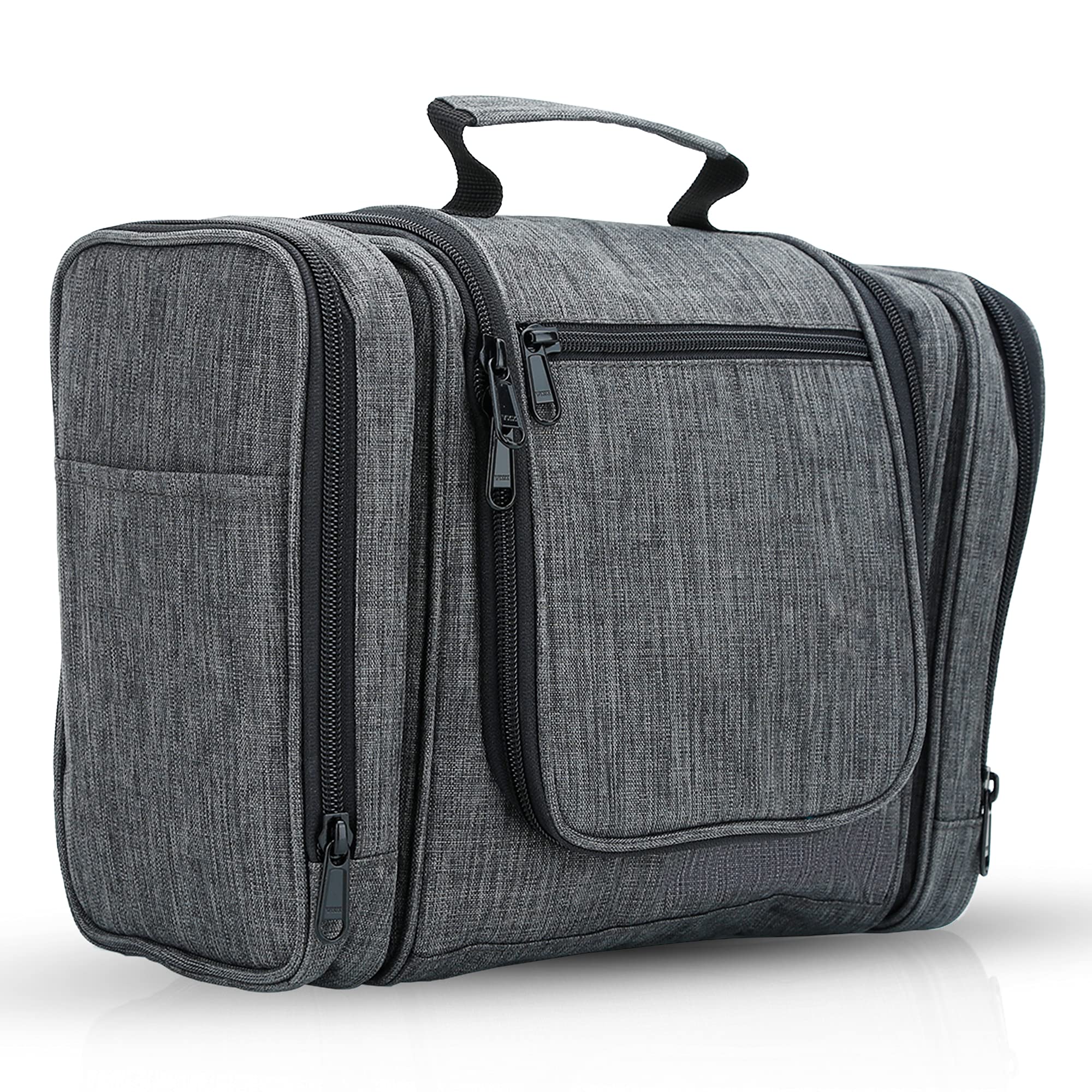 Intirilife Kosmetiktasche Grau 27x13x27,5 cm Polyester aufhängbar
