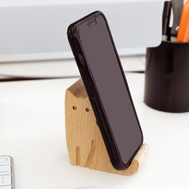 Kikkerland Cat Phone Stand Handyhalter Katze Schwarz