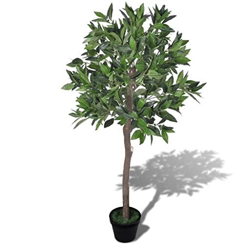 vidaXL Lorbeerbaum Künstlich 120 cm mit Topf 546 Blätter