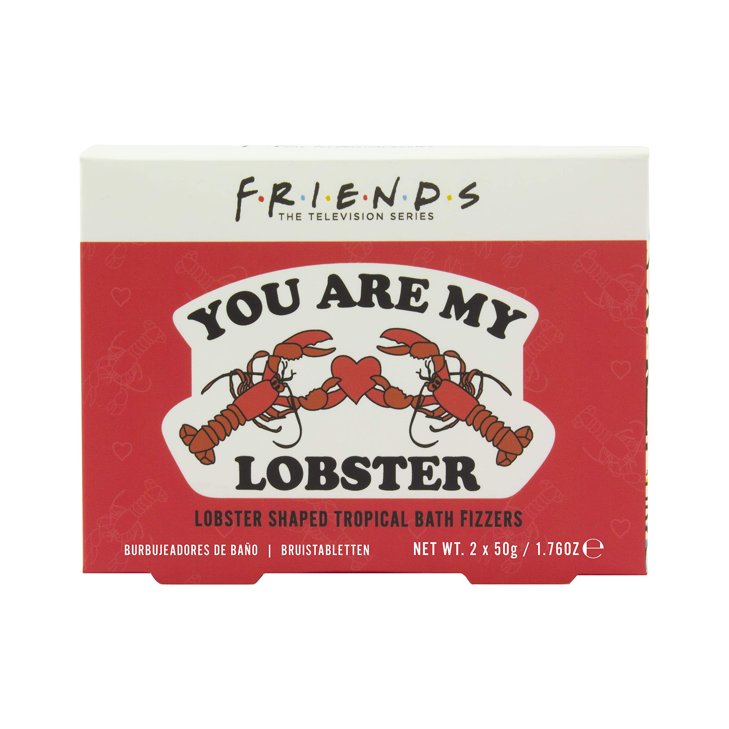 Paladone Friends Hummer Bad Fizzers 2x50 g Tropical