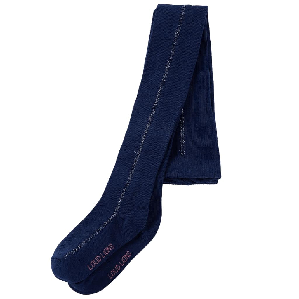 vidaXL Baby Kinderstrumpfhose Marineblau 92 Baumwolle