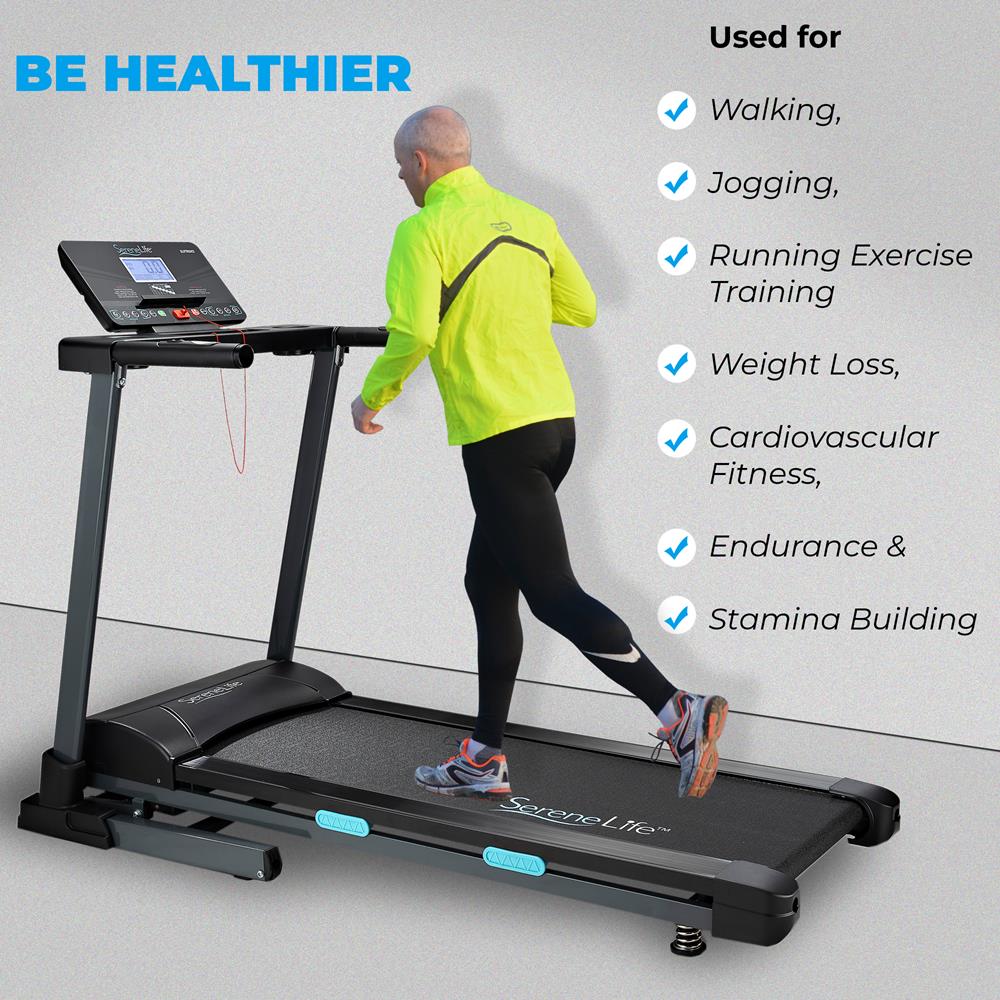 Serenelife Fitness Equipment Foldable Treadmill Laufband klappbar