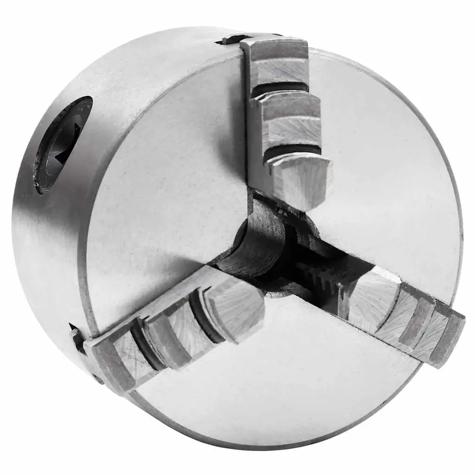 vidaXL Drehfutter 3-Backen Selbstzentrierend 80 mm Stahl