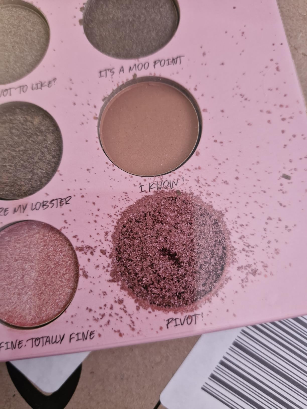 Paladone Friends Lidschatten-Palette 12 Farben rosa