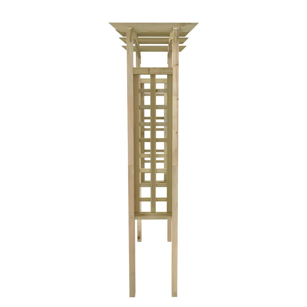 vidaXL Gartenbogen Holz 150x60x210 cm Kiefer Rankbogen