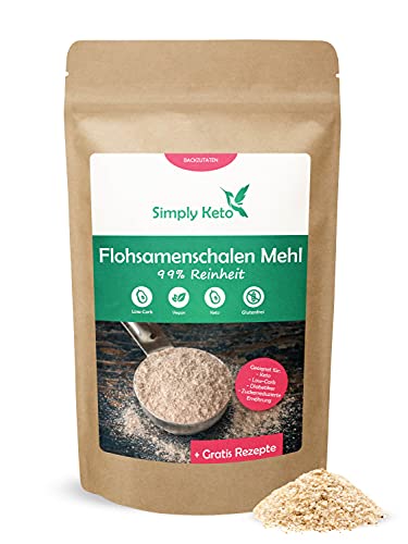 Keto Flohsamenschalen gemahlen 500 g glutenfrei
