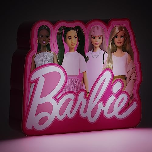 Paladone Lighting Barbie Box Licht 16 cm batteriebetrieben rosa