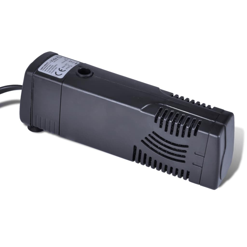 vidaXL Tierbedarf Aquarium Filterpumpe 300L/h Innenfilter