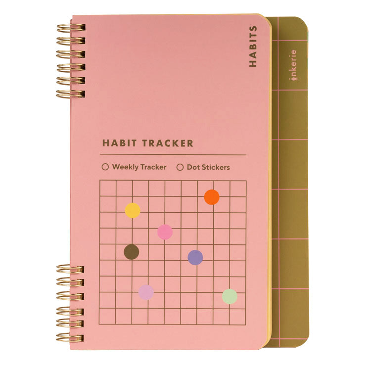 KIKKERLAND Home Habit & Goals Tracker Notizbuch Sticker 54W