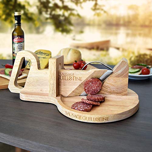 Mikamax Bar & Kitchen Wurstschneider Guillotine Holz