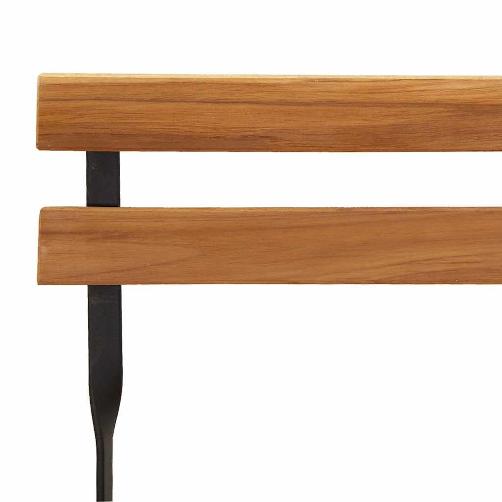 vidaXL Heim & Garten Bistro Set 3-tlg Teak klappbar