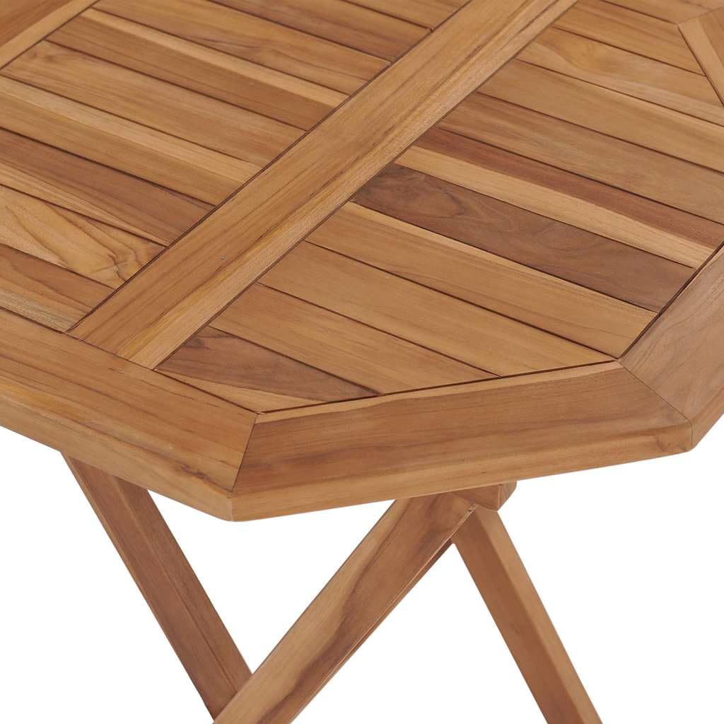 vidaXL 3-tlg. Garten-Essgruppe Teak Massivholz klappbar