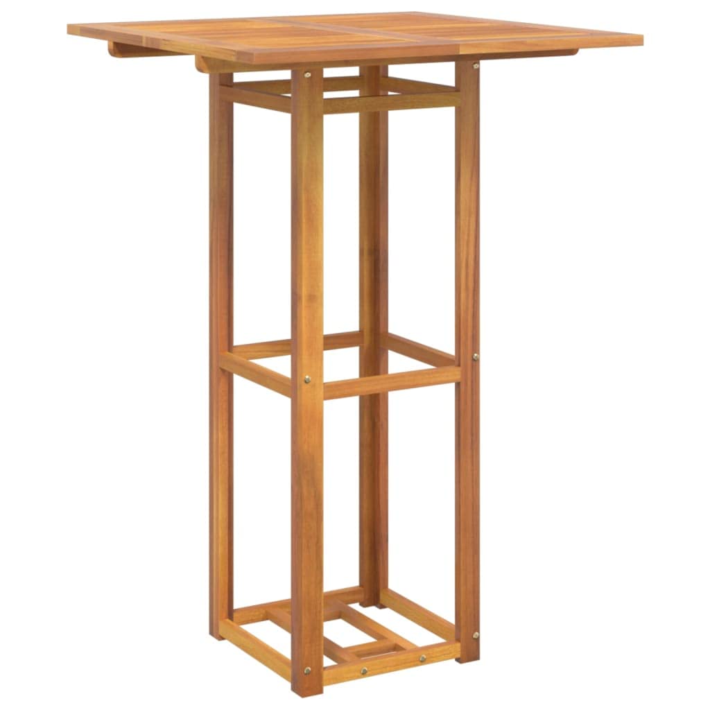 vidaXL Heim & Garten Gartenbar-Set Akazie 3-TLG klappbar