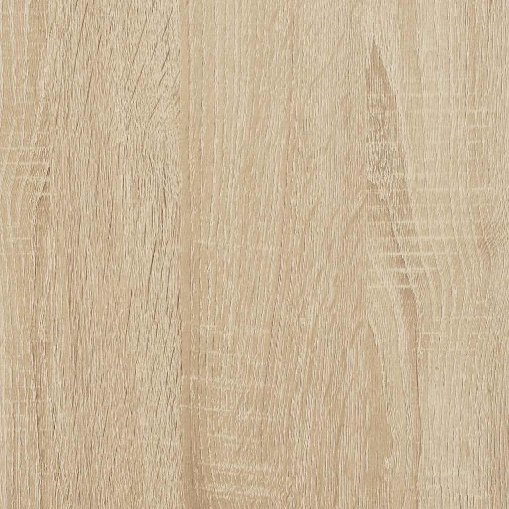 vidaXL Bettgestell 90x200 Sonoma-Eiche mit Stauraum