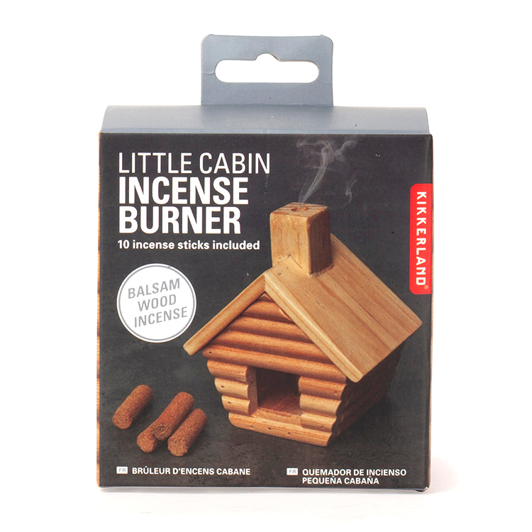Kikkerland Little Cabin Räucherhaus mit Tannenduft Stäbchen kaufen