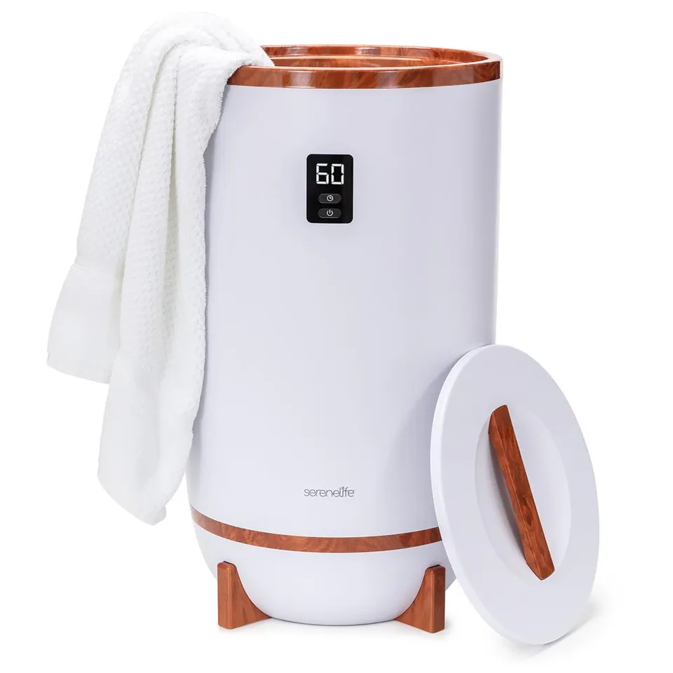 Serenelife Towel Warmers Handtuchwärmer Kirsche 2 Handtücher