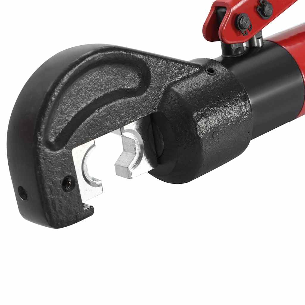 vidaXL Hydraulische Crimpzange 4-70 mm² Stahl Rot Koffer