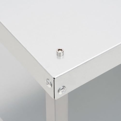 vidaXL Tisch Beistelltisch Verzinkter Stahl 40x28x44,5cm Räucherofen