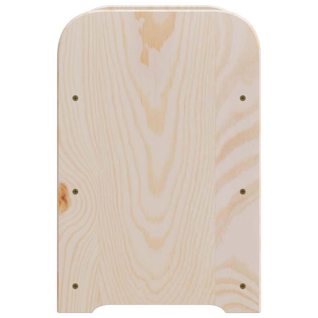 vidaXL Weinregal 33x25x37 cm Kiefer für 9 Flaschen Holz
