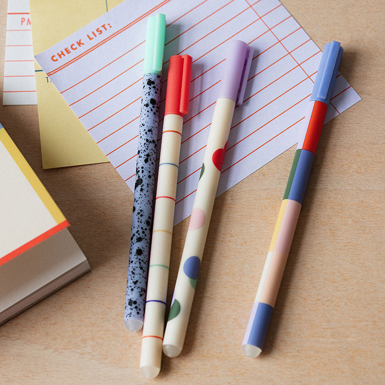 Kikkerland Inkerie Stift radierbar Kugelschreiber schwarz