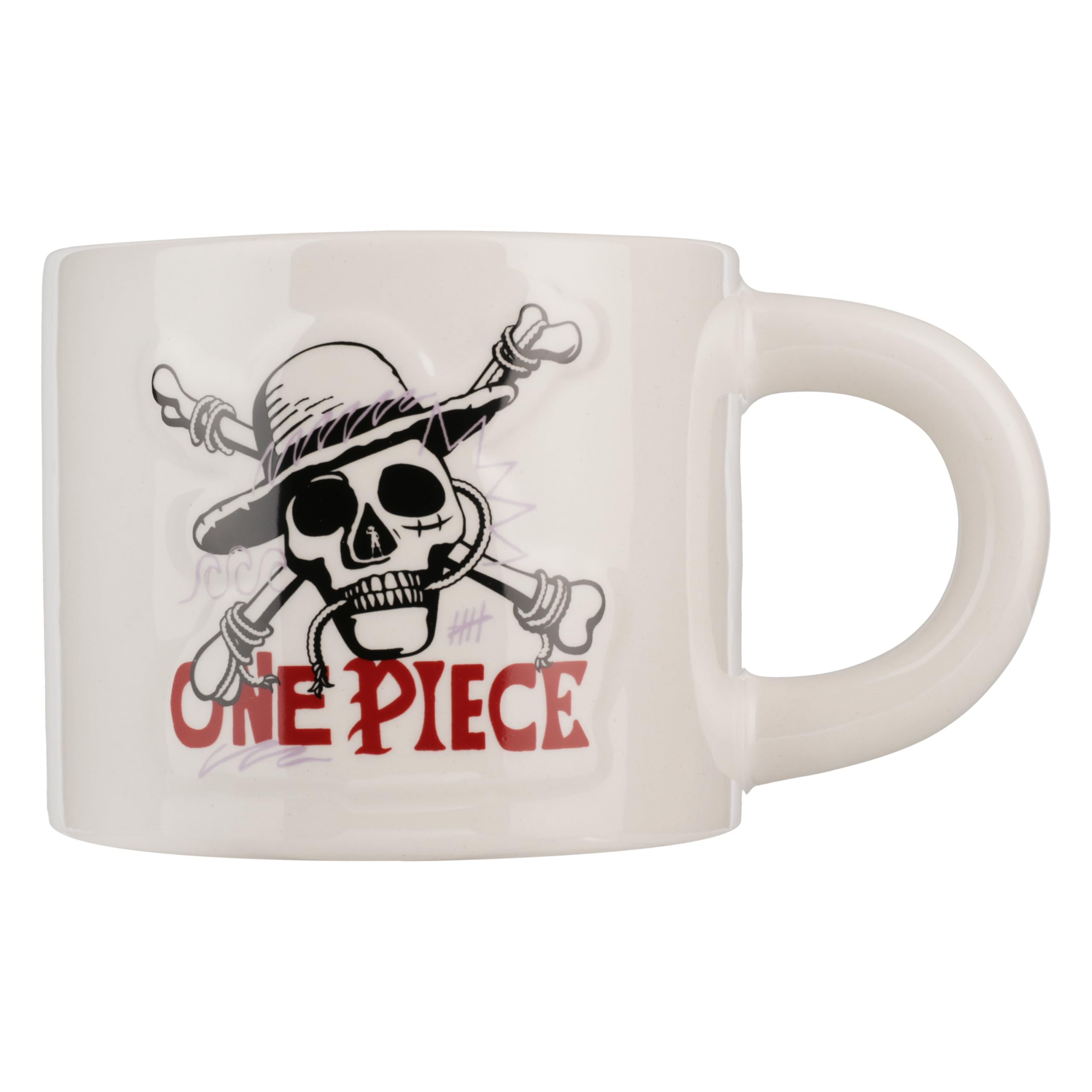 Paladone One Piece Chopper Tasse 400 ml Keramik Creme