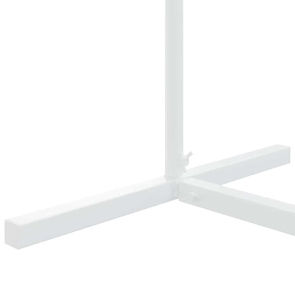 vidaXL Heim & Garten Hochzeitsbogen Weiß 100 cm Stahl Garten