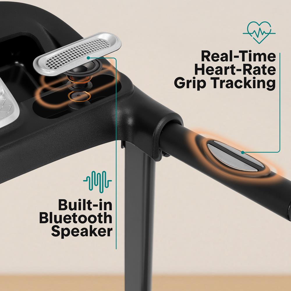 Serenelife Laufband klappbar Heim Bluetooth 12 Programme