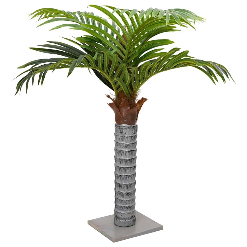 vidaXL Palme Künstlich 6 Blätter 100 cm Grün Topf