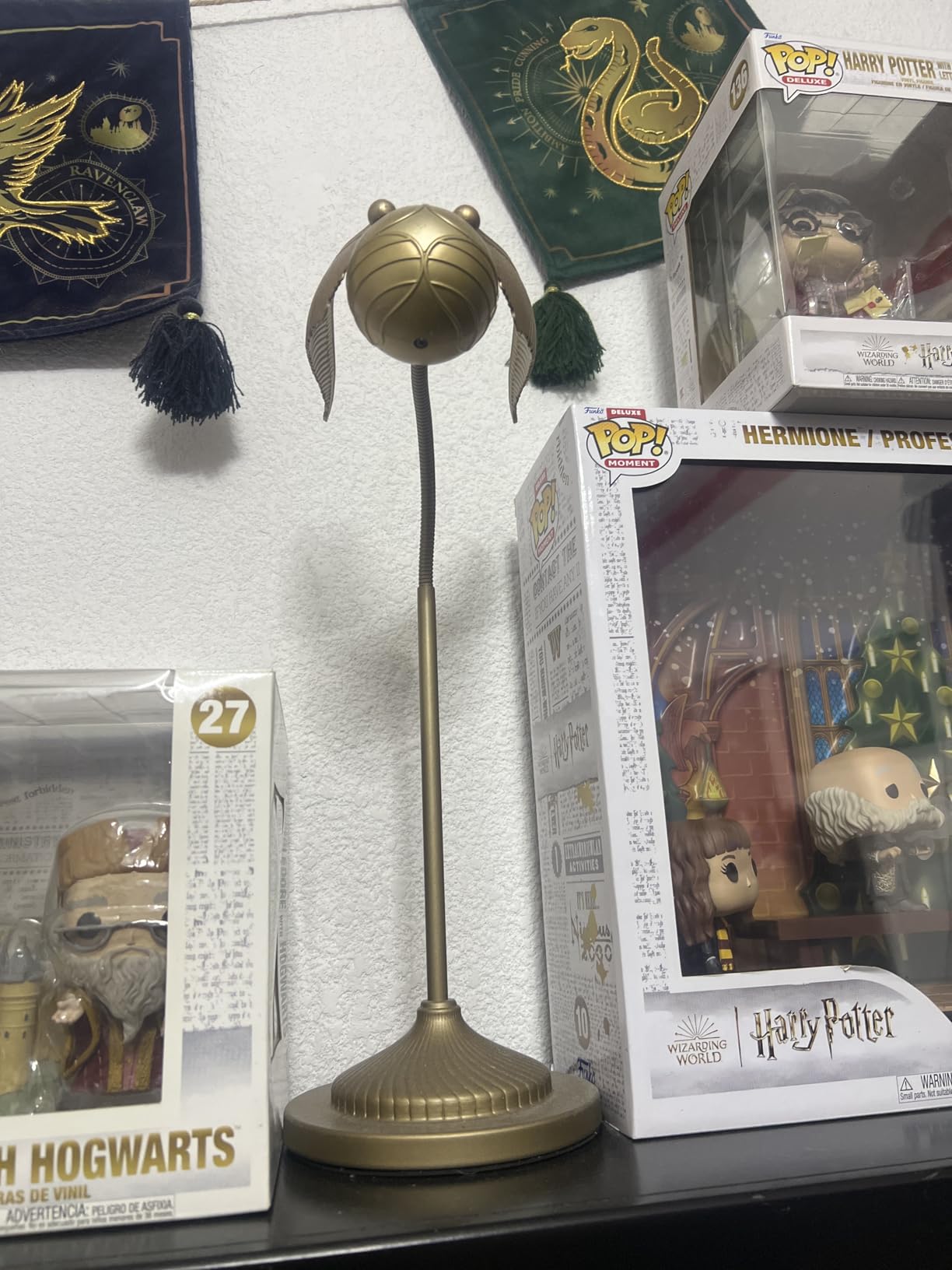 Paladone Lighting Golden Snitch Schreibtischlampe USB 40cm