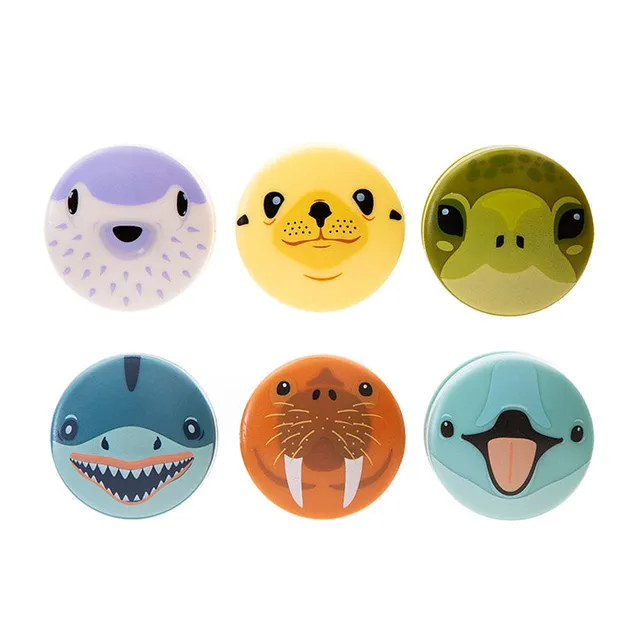Kikkerland Sea Animal Bag Clips Tütenclips 6er Set