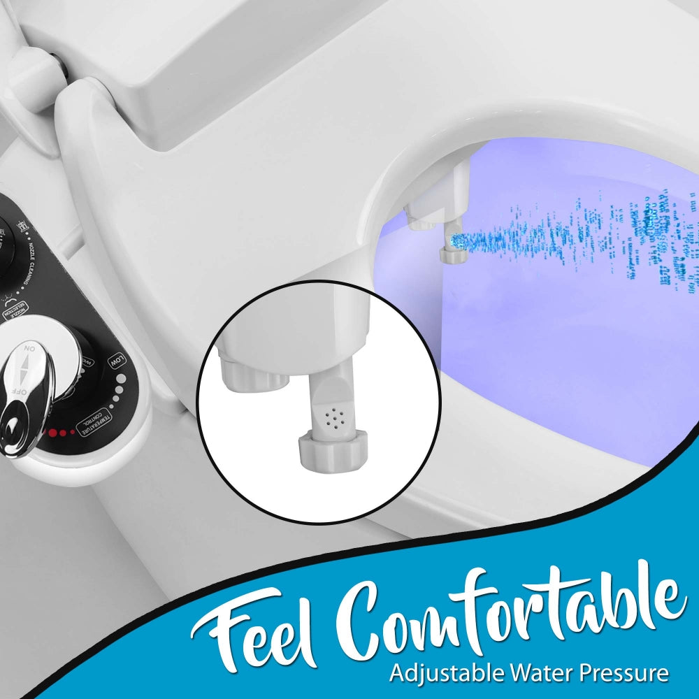 Serenelife Bathroom Bidet Aufsatz Warm Kalt selbstreinigend