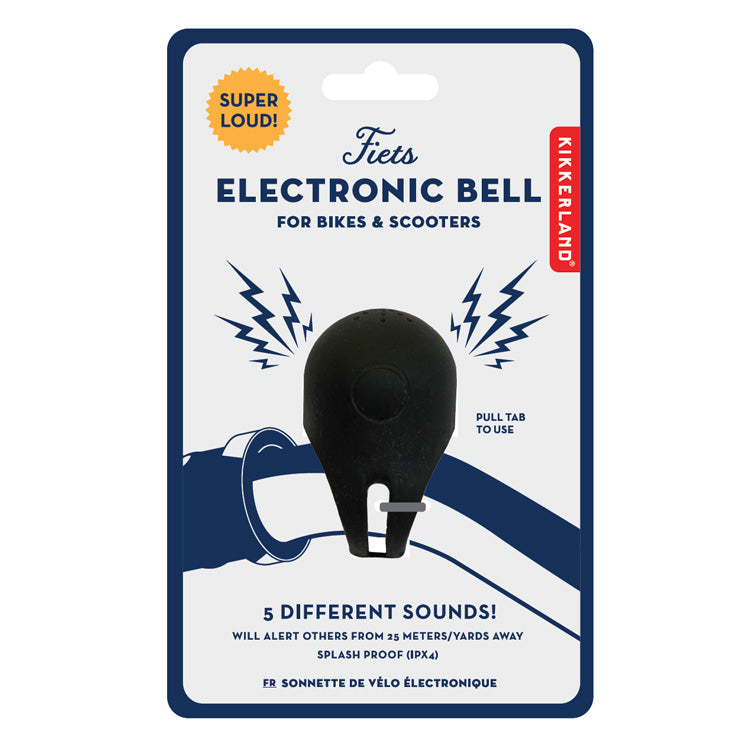 Kikkerland Home Electronic Bell Fahrradklingel 85dB