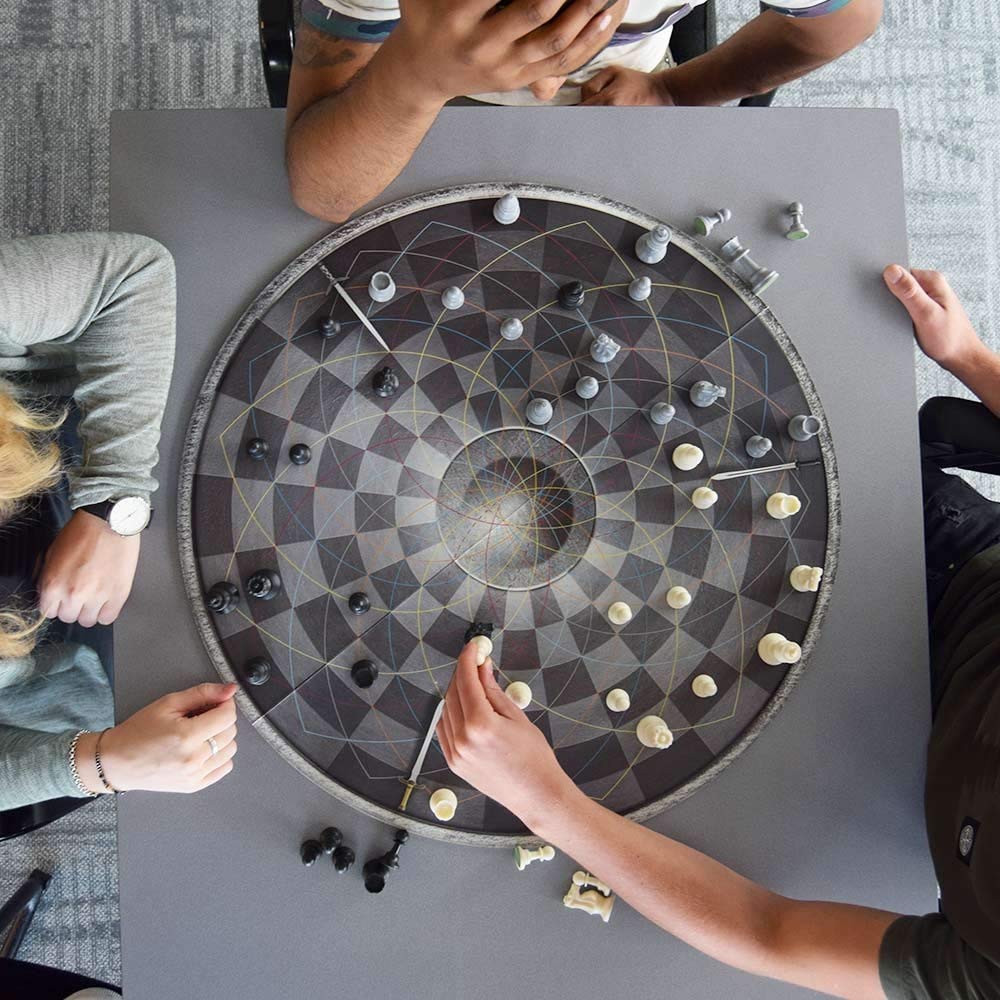MikaMax Chess for Three Schachspiel 56cm Für 3 Personen