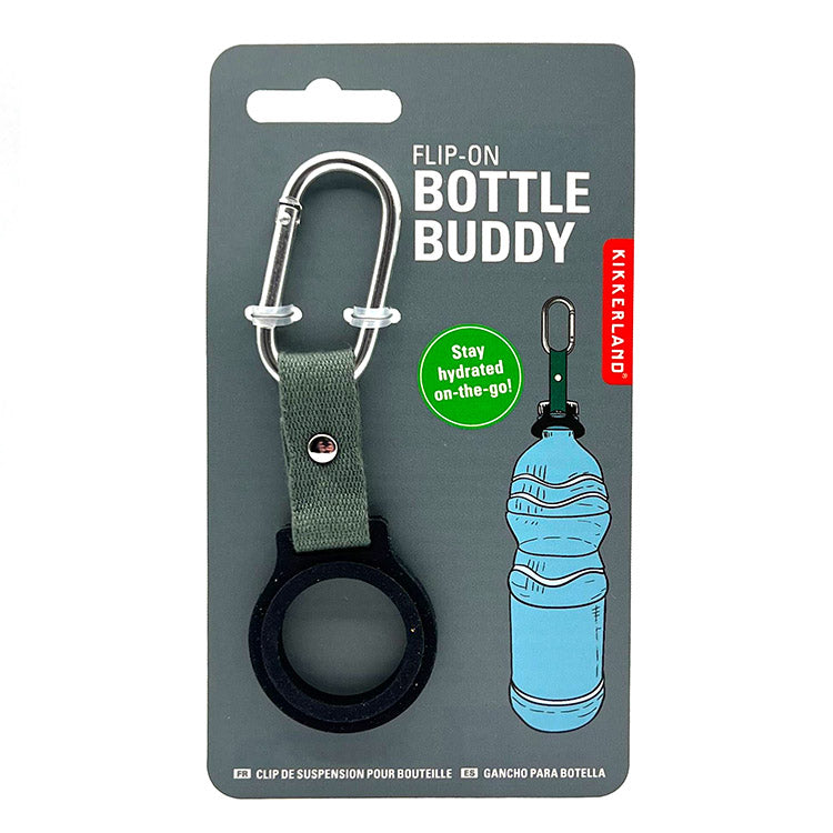 Kikkerland Home Flip-on Bottle Buddy Flaschenhalter Silikon
