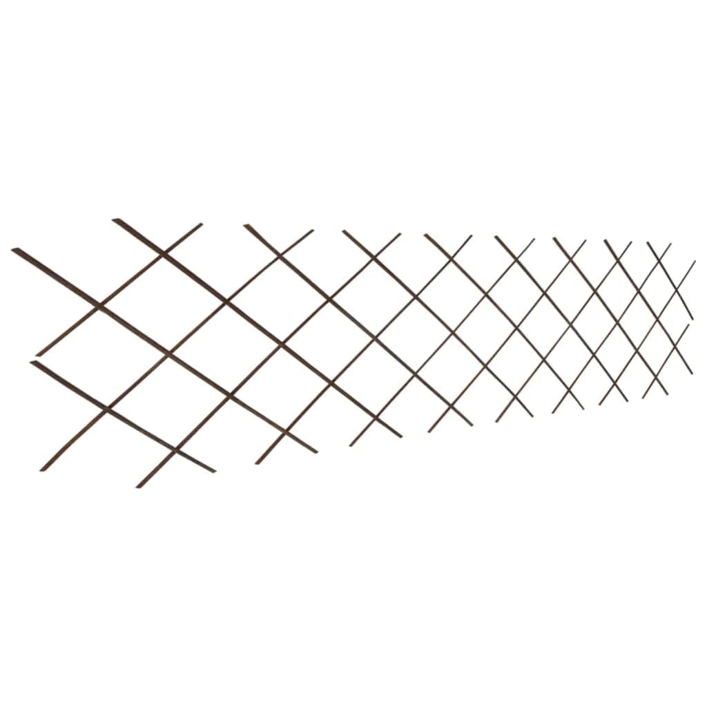 vidaXL Heim & Garten Rankgitter Weide 180x90 cm 5 Stk.