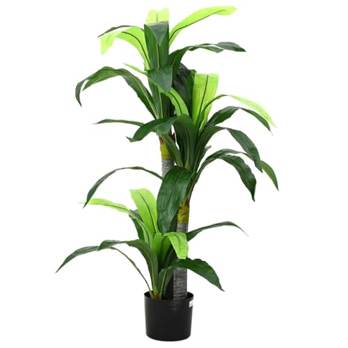 vidaXL Heim & Garten Drachenbaum künstlich 120 cm grün 36 Blätter