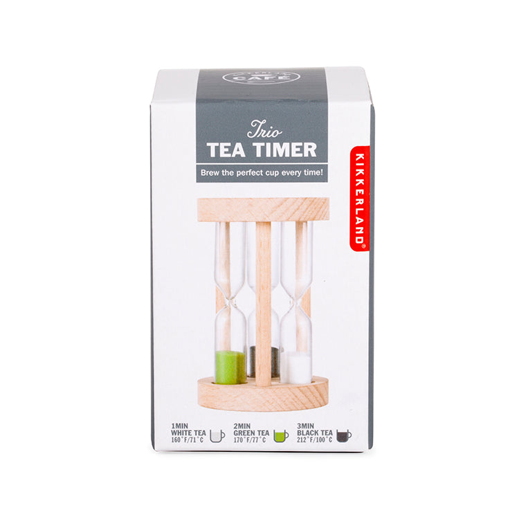 Kikkerland Trio Tea Timer Sanduhr 3-fach