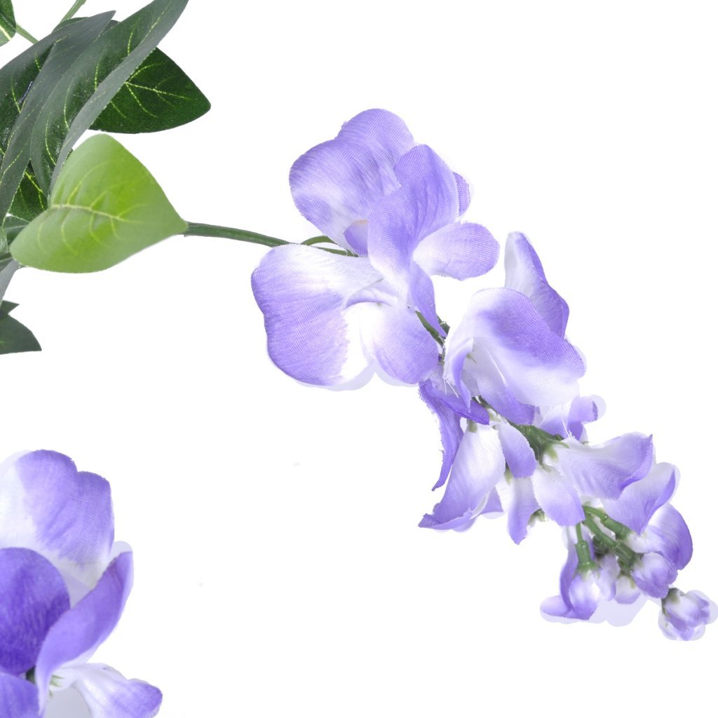 vidaXL Heim & Garten Glyzinie künstlich mit Topf 120cm