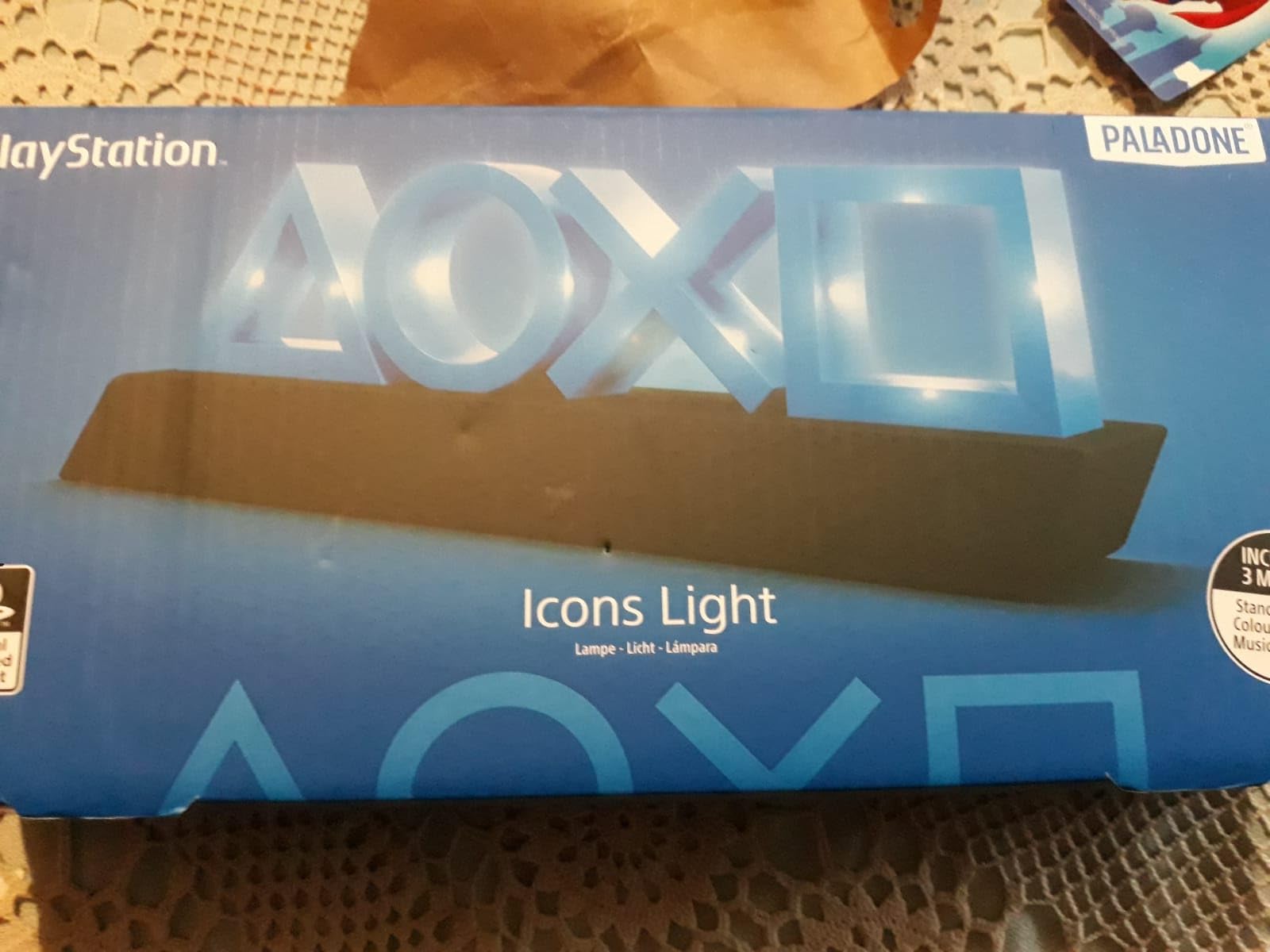 Paladone Lighting PlayStation Icons Tischlampe 30 cm mit 3 Lichtmodi