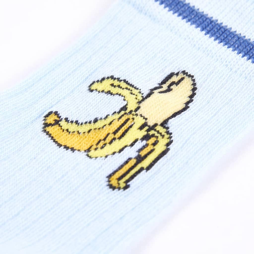 vidaXL Baby & Kleinkind Kindersocken Baumwolle 23-26 Streifen