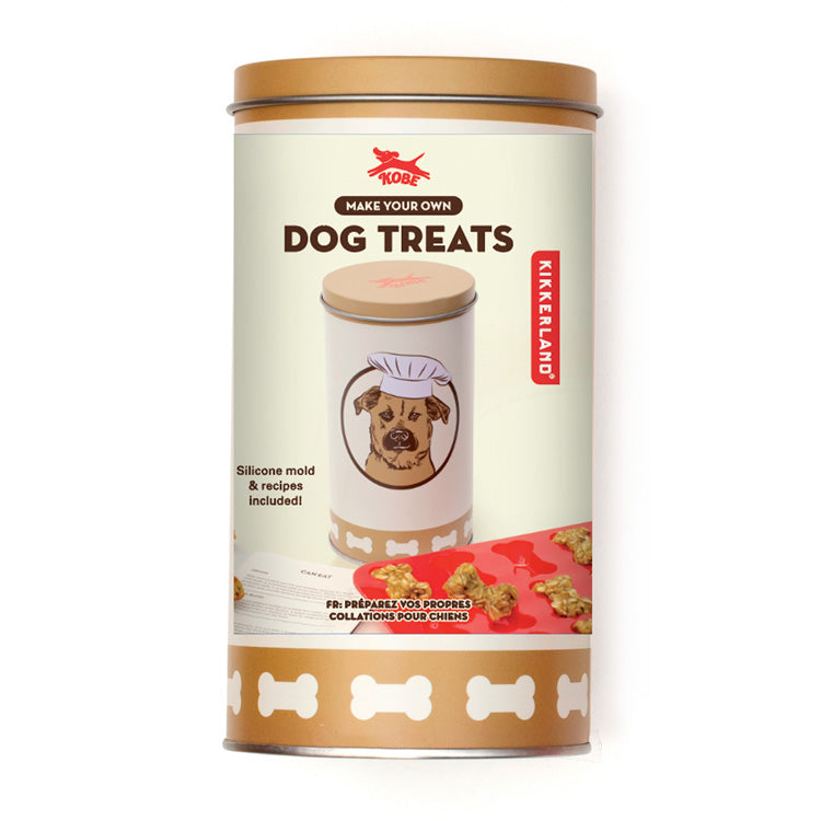 Kikkerland Crafters Kobe Hundekekse Backset Dose 18 Stück Silikon