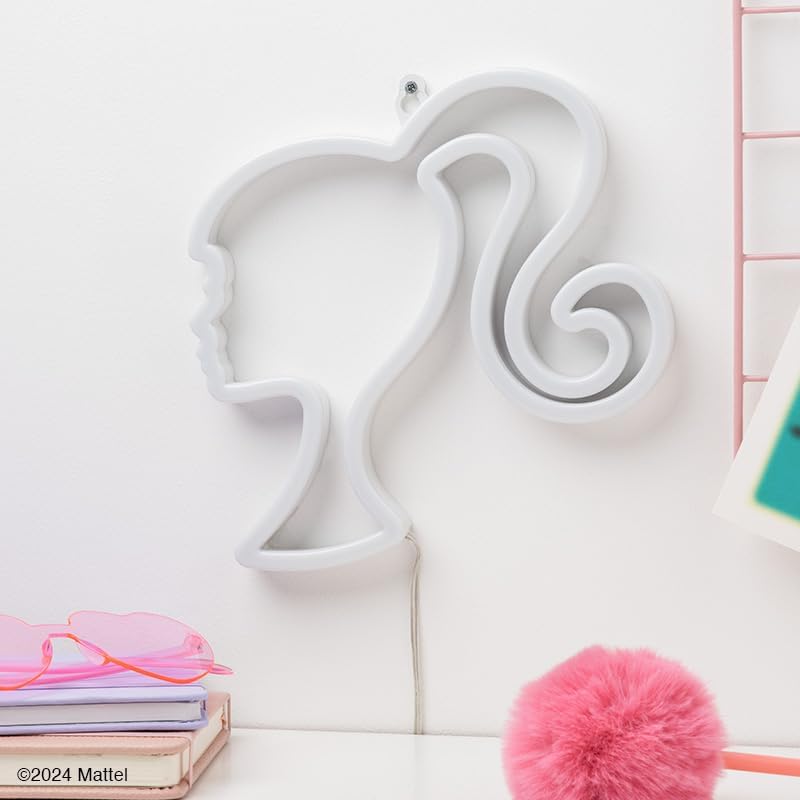 Paladone Barbie LED Neonlicht Rosa 22 cm USB Wandleuchte